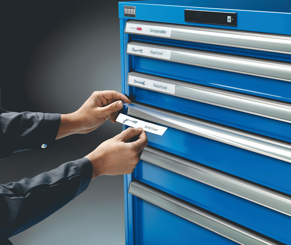 Professional drawers labeling