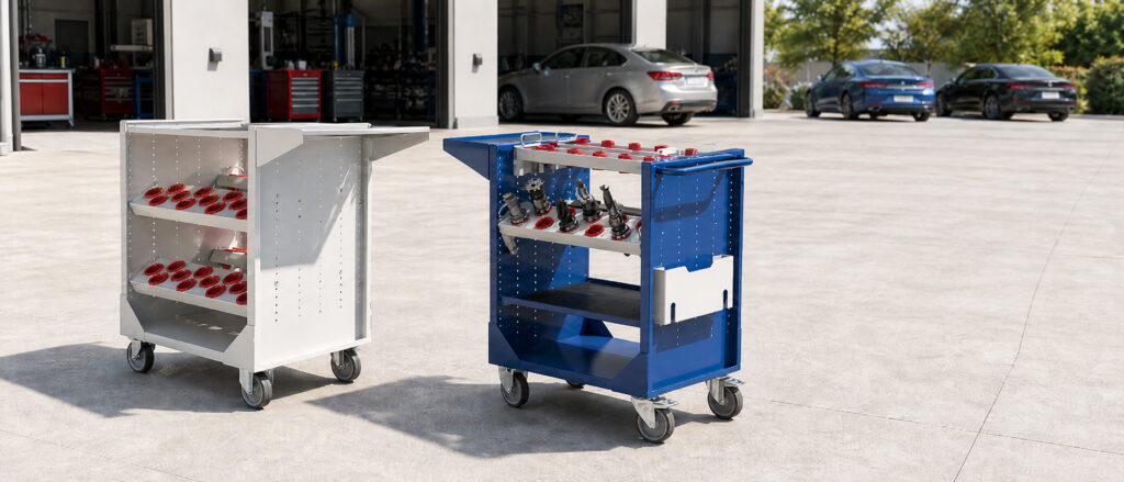 Carrelli trasporto utensili officina auto