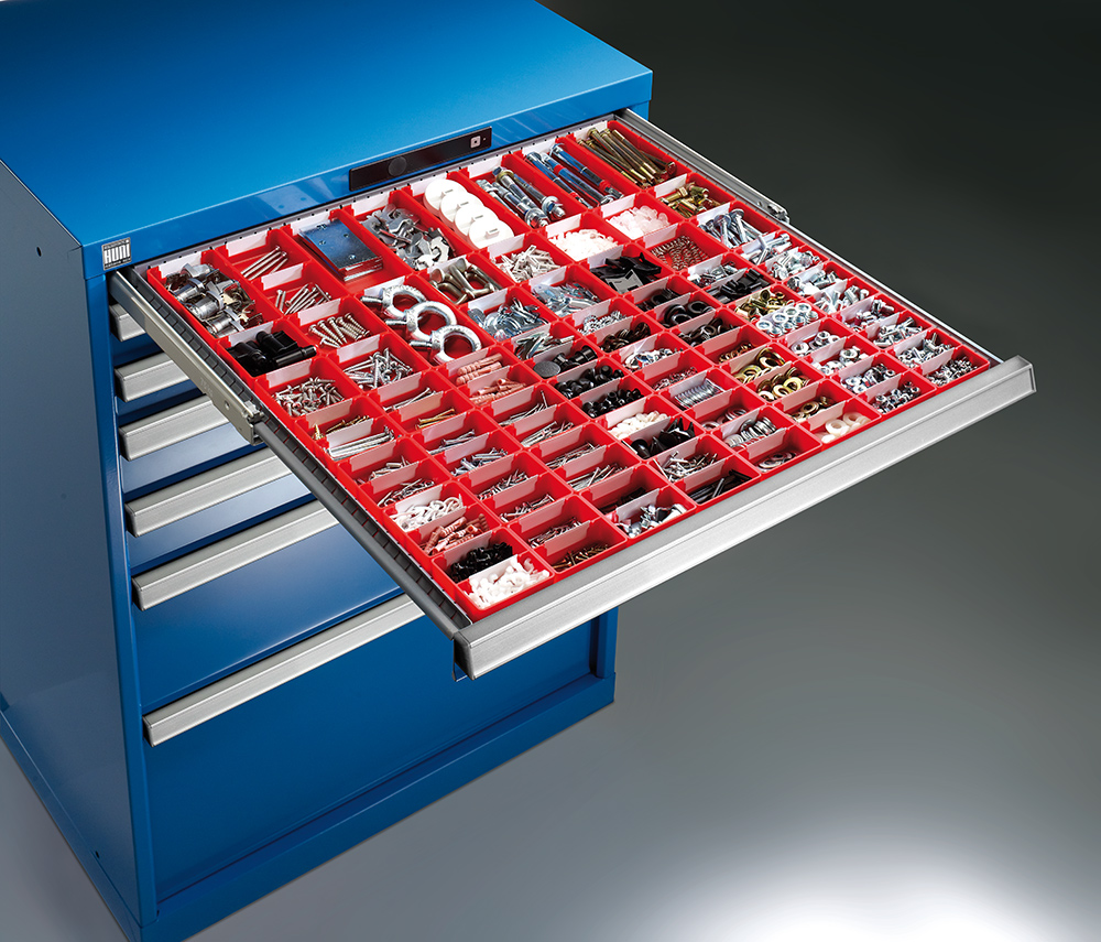 Cassetto vaschette materiale