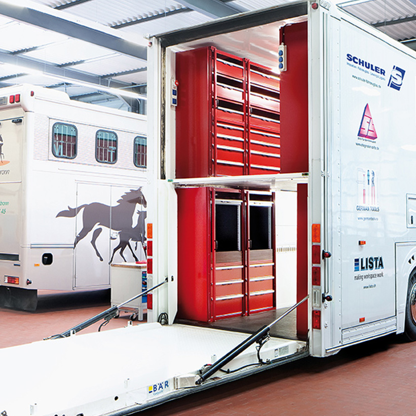 Truck container furniture